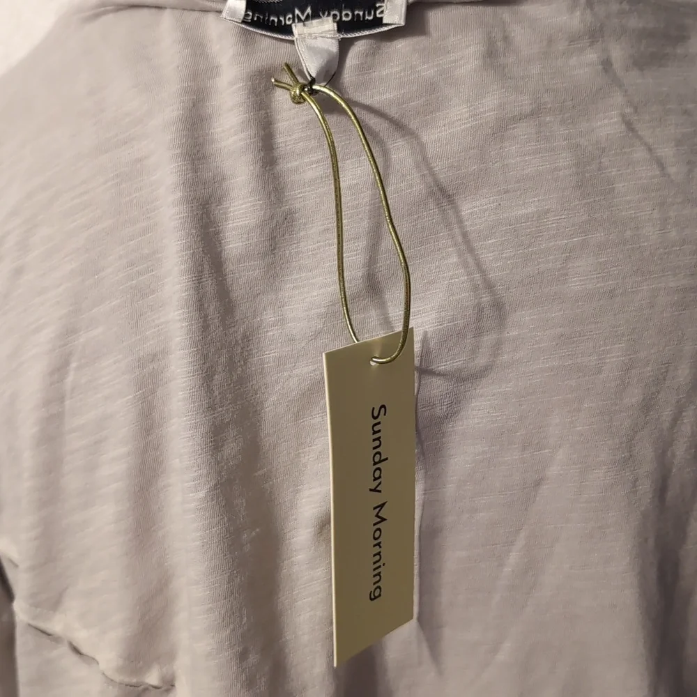 BNWT Blouse by Sunday Morning. Beautiful Tan Color - Picture 5 of 5
